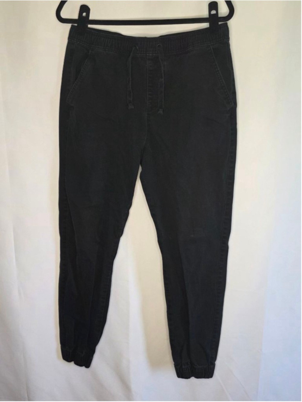 Warehouse One Black Joggers Medium